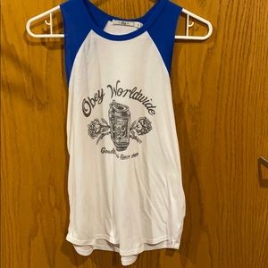 Obey tank tee